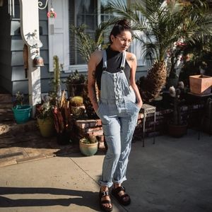 Linen Jean Overalls
